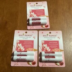 Salt Range Himalayan Pink Salt Lip Balm Moisturizing Cherry & Shea Butter